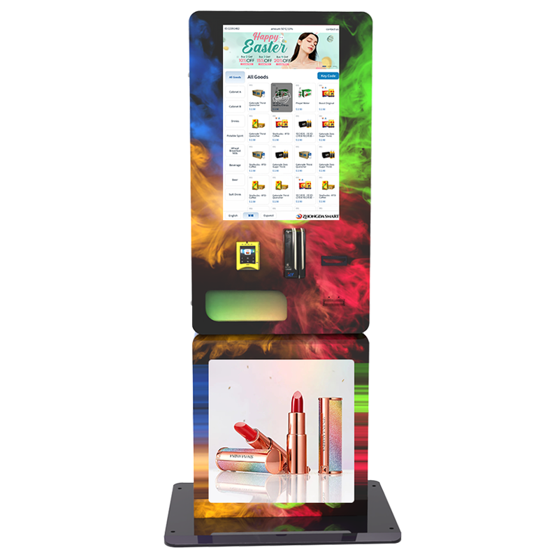 32-inch vertical Touch Screen vending machine with age verification